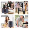 Andoer Universal Tablet Tripod Stand Aluminum Alloy Tablet Stand 108-242mm Adjustable Clamp Width with Double Cold Skate Holder Hole Replacement view 2