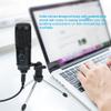 MSUDGH BM800 Condenser Microphone is Suitable for Laptop Computer Professional USB Microphone with Headset Game Live Broadcast view 2