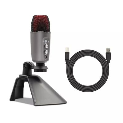 MSUDGH Recording RGB Condenser Microphone is Suitable for Laptop Professional USB Microphone for Game Live Broadcast
