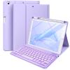 Hamile for iPad 9th Generation Case with Keyboard 10.2 Inch - Backlit Wireless Detachable Folio Keyboard Cover with Pencil Holder for iPad 8th Gen/7th Gen/iPad Pro 10.5"/iPad Air 3rd Gen (Purple) view 1