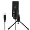 MSUDGH Condenser Game Microphone is Suitable for Notebook Computer Recording. Built-in Sound Card Dubbing Podcast Microphone view 1