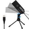 MSUDGH Condenser Game Microphone is Suitable for Notebook Computer Recording. Built-in Sound Card Dubbing Podcast Microphone view 3