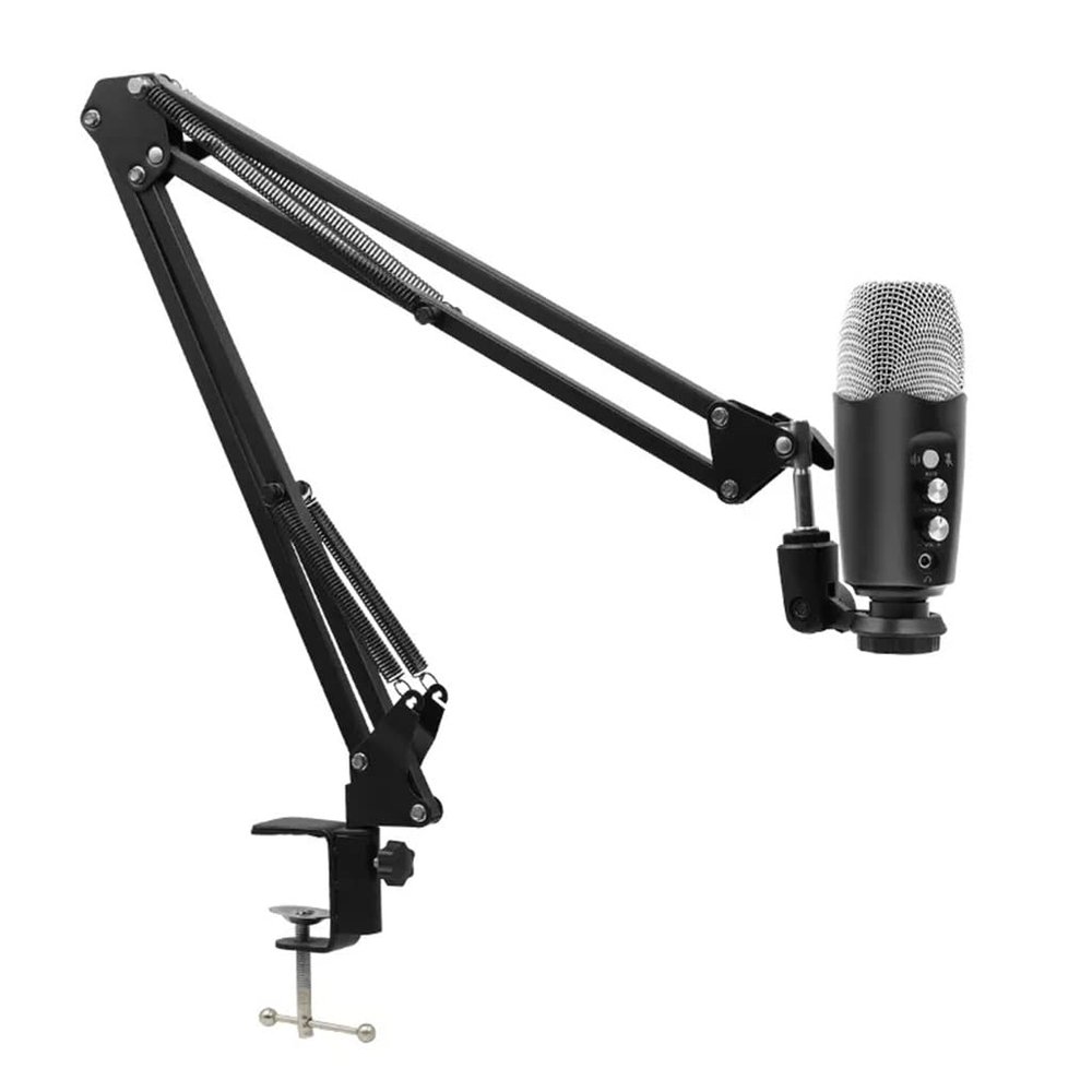 MSUDGH Recording RGB Condenser Microphone is Suitable for Laptop Professional USB Microphone for Game Live Broadcast