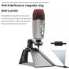 MSUDGH Recording RGB Condenser Microphone is Suitable for Laptop Professional USB Microphone for Game Live Broadcast view 3