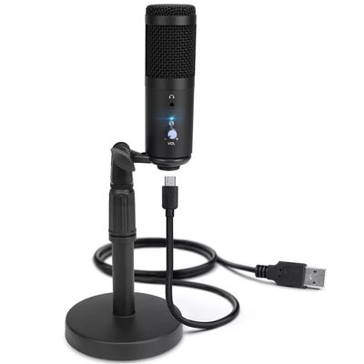 Desktop Metal USB Microphone, Professional Condenser Microphone, Suitable for Computer Notebook Streaming Media????