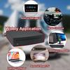 Xglysmyc External USB Car Universal CD Player,Vehicle CD Player for Car via USB Radio Connection Portable CD Player for Car Android Navigation with USB Port-Plug and Play view 3