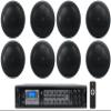 Rockville (8) JBL Control 14C/T-BK 4" 25w 70v Black in-Ceiling Speakers Bundle Amplifier (9 Items) view 1