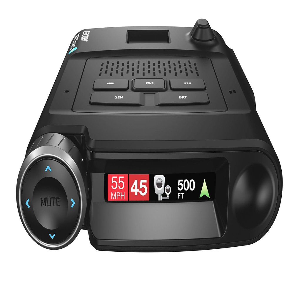 Escort MAXcam 360c Laser Radar Detector and Dash Camera - Great Range, 360 Protection, Shared Alerts, Incident Reports, Apple CarPlay and Android Auto Compatible, 16GB SD Card Included