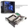 2.5 in 3.5 in SATA HDD Tray, SATA Hard Disk Drive HDD Adapter Caddy Tray with 6Gbps Speed, Hot Swap Function, Trayless Design, Supports SATA I/II/III, for Wins OS view 2