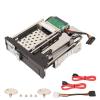 2.5 in 3.5 in SATA HDD Tray, SATA Hard Disk Drive HDD Adapter Caddy Tray with 6Gbps Speed, Hot Swap Function, Trayless Design, Supports SATA I/II/III, for Wins OS view 4