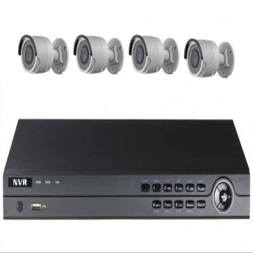 4Channel Includes Four 4MP EXIR Bullets Security Camera IP KIT BCS324