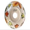 Bathroom Leaf Patterned Vessel Sink, Countertop Round Botanical Basin, Bowl Sink, Lavatory, Bathroom Remodel, Washroom, Cloakroom Washbasin (16" - 40 Cm) view 3