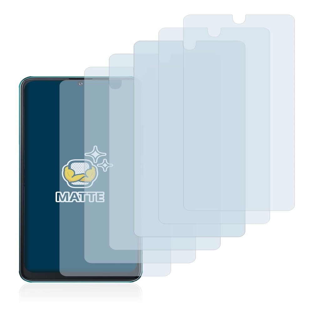 brotect Screen Protection Film 6-Pack Compatible with Cubot Note 8 Anti Glare Screen Protector [Matte, Scratch Proof]