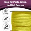 Kemp USA Premium 600' of 3/4" Polypropylene Floating Rope, Yellow view 3