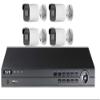 4Channel Four 4MP EXIR Bullets Security Cameras IP KIT view 1