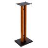 Monolith 32in Cherry Wood Speaker Stand with Adjustable Top Plate, Cherry (Each) Hold Speakers Weighing Up to 75 Pounds, Perfect for Center or Bookshelf Speakers view 1
