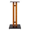 Monolith 32in Cherry Wood Speaker Stand with Adjustable Top Plate, Cherry (Each) Hold Speakers Weighing Up to 75 Pounds, Perfect for Center or Bookshelf Speakers view 3