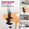 ULANZI T2 Adjustable Tablet Holder for Desk, Carbon Steel Tablet Phone Stand for Bed, Flexible Tablet Arm Clamp Compatible with iPhone 17 16 15 Pro iPad Kindle Galaxy Tab 4.6-12.9 Inch Devices view 4