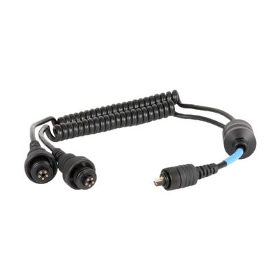 Ikelite Two SEA&SEA or INON Strobes to Bulkhead Non-TTL Coiled Sync Cord