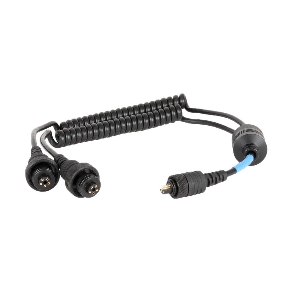 Ikelite Two SEA&SEA or INON Strobes to Bulkhead Non-TTL Coiled Sync Cord