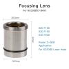 FONLAND Fiber Laser Lens Focusing Lens D30 F150 with Lens Holder 3KW for WSX Fiber Laser Cutting Head NC30 NC30B Laser Cutting Machine view 3