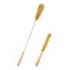 UPTALY 24 inch Extra Long Bristle Brush with 13 inch Bottle Brush, Beech Wood Handle, Bendable Washing Brush with Extended Handle, Big Gallon Water Jug Brush with Stainless Steel Pole view 1