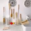 UPTALY 24 inch Extra Long Bristle Brush with 13 inch Bottle Brush, Beech Wood Handle, Bendable Washing Brush with Extended Handle, Big Gallon Water Jug Brush with Stainless Steel Pole view 3