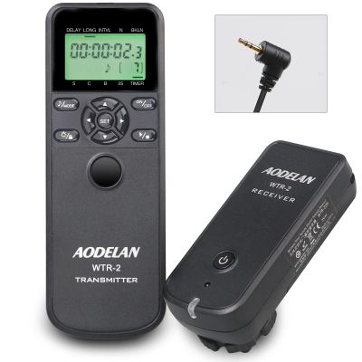 AODELAN Intervalometer Timer Remote Control - Camera Wireless Shutter Release for Canon EOSR RP R6 Ra 90D 250D 200D 850D ; for Olympus E-M1X E-M1 II E-M1 III; for Fujifilm GFX100 GFX50R XT3 XT4 XT30