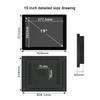 19 Inch Embedded Resistive Touch Industrial Panel PC with WiFi Module (4GB RAM 64GB SSD, Core i5-5300U) view 2
