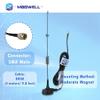 Maswell Cellular 4G LTE 3G GSM Whip Antenna 800 900 1800 2100 MHz 5dBi Magnet Mount SMA Male Small Magnet Base view 4