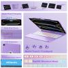 Keyboard Case for iPad Air 13 inch (M4/M3/M2) & iPad Pro 13, iPad Pro 12.9 (6th/5th/4th/3rd Gen),7 Modes Rainbow Backlit,Wireless Multi-Touch Trackpad,360 Rotatable Protective Case with Pencil Holder view 3
