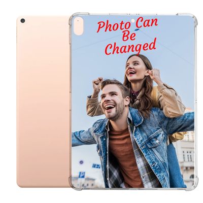 mozitify Personalized Case for iPad Pro 9.7 inch 2016, Bumper Photo Case for iPad Pro Anti-Scratch Reinforced Corners Full Body ProtectionCustom Present for Women Men Boys Girls, Clear