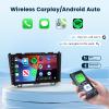 2G+64G Android Car Stereo for Honda CRV 2007-2011 with Wireless Carplay/Android Auto with WiFi GPS Navigation, 9" Touchscreen Bluetooth Car Radio Support USB FM/RDS EQ HD Backup view 3