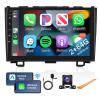 2+64G for Honda CRV 2007-2011 Android Car Stereo with Wireless Carplay/Android Auto, 9 Inch Touchscreen Bluetooth Car Radio Support WiFi GPS Navigation USB FM/RDS SWC HiFi Audio Backup Camera view 1