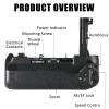 HAPPYPOPO EOS R Battery Grip for Canon EOS R Digital Camera(Not for EOS RP Camera)Replacement for Canon BG-E22 Battery GripWorks with LP-E6N/LP-E6NH Battery (Battery Not Included) view 2
