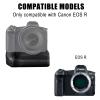 HAPPYPOPO EOS R Battery Grip for Canon EOS R Digital Camera(Not for EOS RP Camera)Replacement for Canon BG-E22 Battery GripWorks with LP-E6N/LP-E6NH Battery (Battery Not Included) view 3