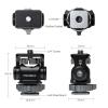 FEELWORLD Mini Hot Shoe Stand Camera Monitor Mount for DSLR, Microphone, DSLR Field Monitor view 4