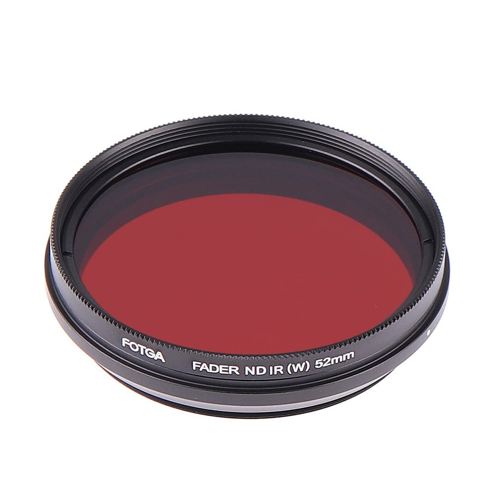 Foto4easy 52mm Infared Filter,Adjustable 530nm to 750nm Infrared X-Ray IR Filter for DSLR Camera Lens