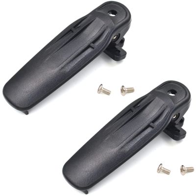 KBH-11 Belt Clip for Kenwood Radios KBH11 Clips NX200 NX300 TK2180 TK3180 NX3200 NX3220 NX3300 NX3320 NX210 NX5200 NX5300 NX5400 Two Way Radio 2Pack