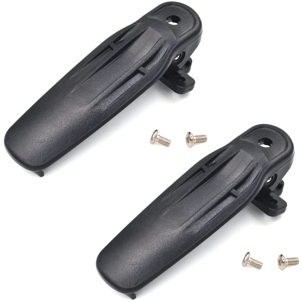 KBH-11 Belt Clip for Kenwood Radios KBH11 Clips NX200 NX300 TK2180 TK3180 NX3200 NX3220 NX3300 NX3320 NX210 NX5200 NX5300 NX5400 Two Way Radio 2Pack