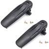 KBH-11 Belt Clip for Kenwood Radios KBH11 Clips NX200 NX300 TK2180 TK3180 NX3200 NX3220 NX3300 NX3320 NX210 NX5200 NX5300 NX5400 Two Way Radio 2Pack view 1