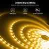 DAYBETTER Warm White LED Strip Light,16.4 ft Dimmable Bright Rope Light,3000K 12V LED Light Strip,Super Bright LED Tape Lights for Bedroom,Kitchen,Mirror,Home Decoration view 3