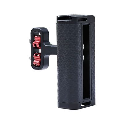 FEICHAO Universal Camera Cage Side Handle for Handle Grip 1/4 Screw Cold Shoe Micro Video Flash Light (Aluminum Alloy)