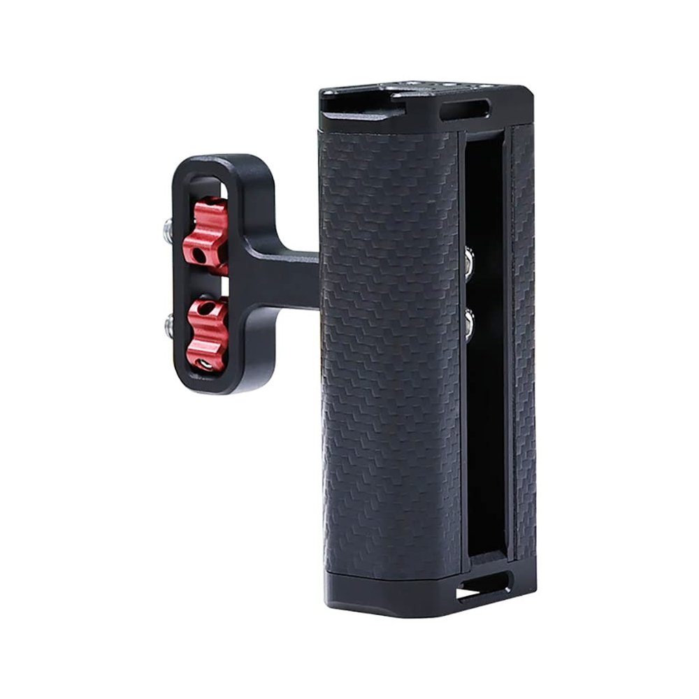 FEICHAO Universal Camera Cage Side Handle for Handle Grip 1/4 Screw Cold Shoe Micro Video Flash Light (Aluminum Alloy)