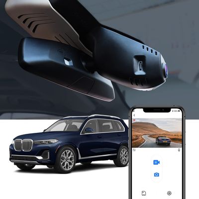 Fitcamx 4K Dash Cam Suitable for BMW X7 2019 2020 2021 2022 Alpina XB7 Xdrive40i 50i M50i G07 (Model B), Integrated OEM Style, UHD 2160P Video, Loop Recording WiFi, G-Sensor, Plug&Play, 64GB Card