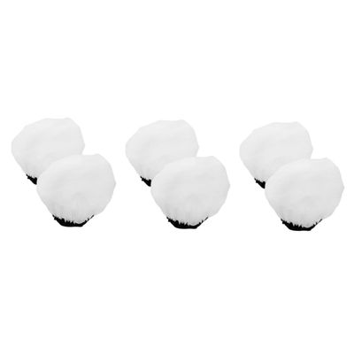 Uonlytech 6pcs Chic Round Cloth Lamp Shade Soft Light Cover for Photography Lamps Stylish Decorations for Home Studio Use Design