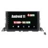 Car Stereo GPS Navigation Android 2 DIN with 9 Inch Radio for Toyota Highlander 2013-2018 Suppot WiFi USB Car FM RDS Tuner Radio Carplay FM DAB+ OBD Bluetooth Audio view 1