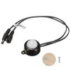 MECCANIXITY Mini PIR Motion Sensor Switch DC 6-24V 5A Infrared Activated LED Controller with DC Couple Cable for LED Strips Lights, Black view 1