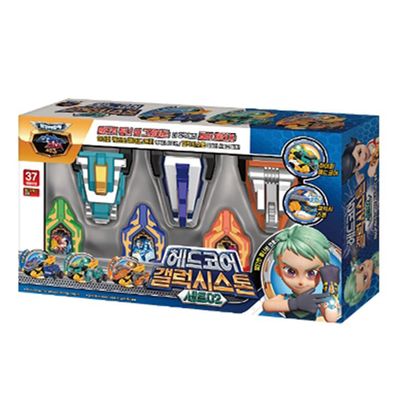 Gneric Dino Core Season 3 Head Core Galaxy Stone Set No.2 (Head Core 3 Types + Galaxy Stone 3 Types), Korean Version