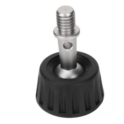 34mm Rubber Foot Pad, Universal Tripod Monopod Rubber Stainless Steel Foot Pad, 3/8 Inch Antislip Rubber Tripod Feet Spike Monopod Leg Pad Replacement for Outdoor